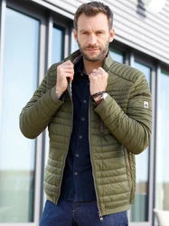 New Canadian Funktionsjacke Steppjacke Dunkelgrün/Grün