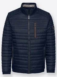 New Canadian Funktionsjacke Steppjacke Dunkelblau/Hellblau