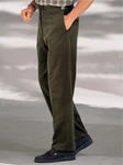 Witt Chinohose Autofahrerhose Khaki/Dunkelgrün
