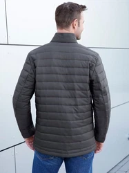 Sieh an! Funktionsjacke Steppjacke Dunkelgrau/Grau/Hellgrau/Blau/Dunkelblau