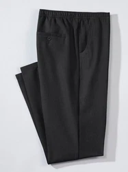 Sieh an! Chinohose Schlupfhose Schwarz/Grau