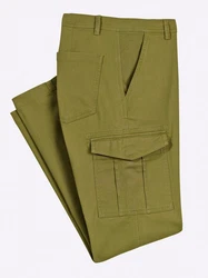 Sieh an! Chinohose Twill-Hose Dunkelgrün/Khaki/Grün