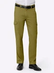 Sieh an! Chinohose Twill-Hose Dunkelgrün/Khaki/Grün