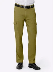 Sieh an! Chinohose Twill-Hose Dunkelgrün/Khaki/Grün