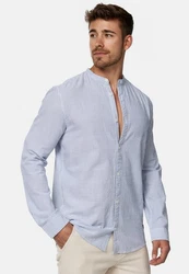 Indicode Langarmhemd INCari Hellblau/Blau/Grau/Dunkelblau