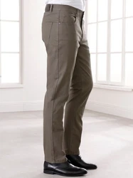 Sieh an! Chinohose Thermo-Jeans Khaki