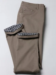 Sieh an! Chinohose Thermo-Jeans Khaki