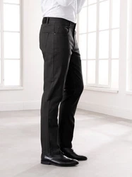 Sieh an! Chinohose Thermo-Jeans Schwarz/Dunkelgrau