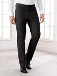 Sieh an! Chinohose Thermo-Jeans Schwarz/Dunkelgrau