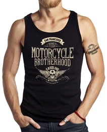 Tanktop Hot-Rod Biker Racer Muskel Shirt: Motorcycle Brotherhood