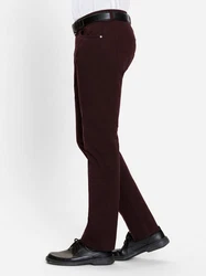 Witt Chinohose Bordeaux/Dunkelrot/Lila