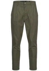 Indicode Leinenhose Cunningham Dunkelgrün/Khaki