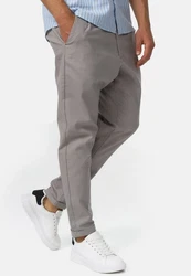 Indicode Leinenhose Cunningham Grau/Khaki/Hellgrau/Beige/Braun