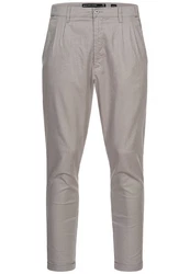 Indicode Leinenhose Cunningham Grau/Khaki/Hellgrau/Beige/Braun