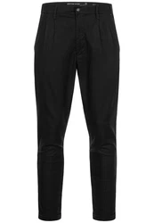 Indicode Leinenhose Cunningham Schwarz/Khaki/Dunkelgrau
