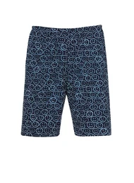 Bermudas Bermuda Shorts mit freundlichem Smiley-Motiv (1-tlg)