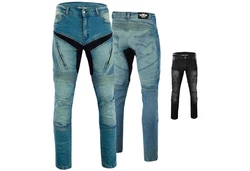 BULLDT Motorradhose JEANS-011 Hellblau/Blau