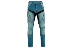 BULLDT Motorradhose JEANS-011 Hellblau/Blau