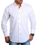 CARISMA Langarmhemd Regular Button-Down-Kragen Uni (8529)