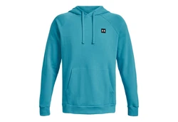 Under Armour Hoodie UA RIVAL FLEECE HOODIE Schwarz/Gletscherblau