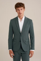 WE Fashion Jackenblazer Grün/Dunkelgrün/Türkis