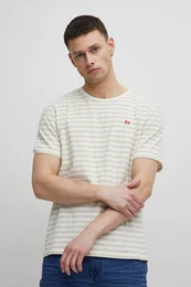 T-Shirt Gestreiftes T-Shirt BHDinton 5261 in Beige