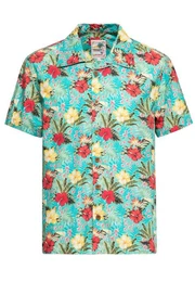 Kurzarmhemd mit Tropical Hawaiian Style