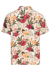 KingKerosin Kurzarmhemd Style Rosa/Beige/Blau/Grün/Rot