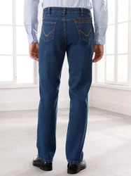 Sieh an! Bequeme Jeans Dunkelblau/Blau/Hellblau