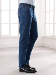 Sieh an! Bequeme Jeans Dunkelblau/Blau/Hellblau