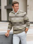 Witt Strickpullover Khaki/Beige/Braun/Grau/Rot