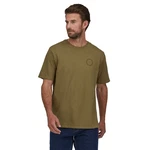 Patagonia T-Shirt Spoke Stencil Responsibili-Tee Khaki/Dunkelgrün