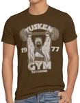 Style3 T-Shirt Tatooine Gym Studio Fitness Krieg Wars Imperium der Sterne Beige/Braun/Khaki/Dunkelgrün/Grau/Grün
