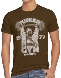 Style3 T-Shirt Tatooine Gym Studio Fitness Krieg Wars Imperium der Sterne Beige/Braun/Khaki/Dunkelgrün/Grau/Grün Style3 T-Shirt Tatooine Gym Studio Fitness Krieg Wars Imperium der Sterne Beige/Braun/Khaki/Dunkelgrün/Grau/Grün