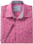 Witt Funktionshemd Kurzarm Hemd Rosa/Lila