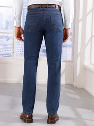 Sieh an! Chinohose Thermo-Jeans Blau/Hellblau