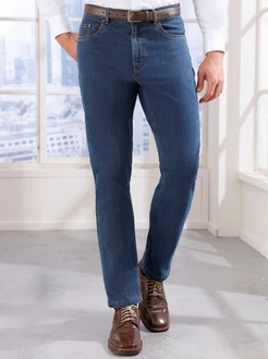 Sieh an! Chinohose Thermo-Jeans Blau/Hellblau