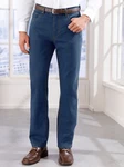 Sieh an! Chinohose Thermo-Jeans Dunkelblau/Blau