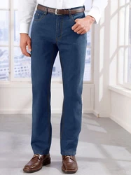 Sieh an! Chinohose Thermo-Jeans Dunkelblau/Blau