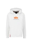 Alpha Industries Hoodie Basic (Rubber) grau/orange/weiß