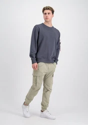 Alpha Industries Double Layer Sweater Dunkelblau/Dunkelgrau/Grau