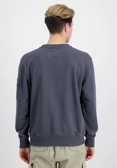 Alpha Industries Double Layer Sweater Dunkelblau/Dunkelgrau/Grau Alpha Industries Double Layer Sweater Dunkelblau/Dunkelgrau/Grau