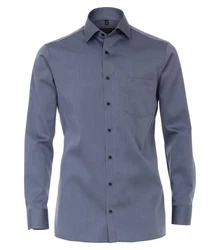 CASAMODA Langarmhemd Comfort Fit NOS Dunkelblau/Blau/Grau/Hellblau