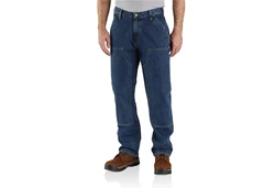 Carhartt Double-Front Logger Jeans (H45) blau