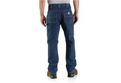 Carhartt Double-Front Logger Jeans (H45) blau