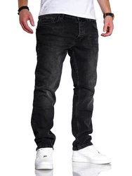 Rello & Reese Straight-Jeans Nick Schwarz/Dunkelgrau/Grau