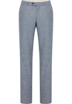 Carl Gross Anzughose CG Shiver-G Grau/Hellblau/Blau