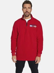 Jan Vanderstorm Fleecepullover SIETSE Rot