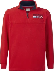 Jan Vanderstorm Fleecepullover SIETSE Rot