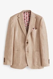 Sakko Signature Leomaster Leinenblazer - Slim (1-tlg)